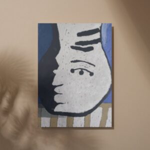 JARRON SOBRE MANTEL RAYADO, 2024