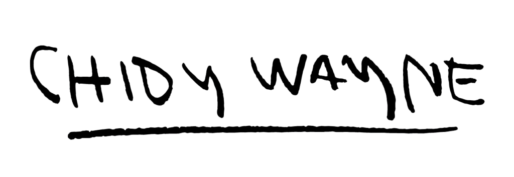 Chidy Wayne signature