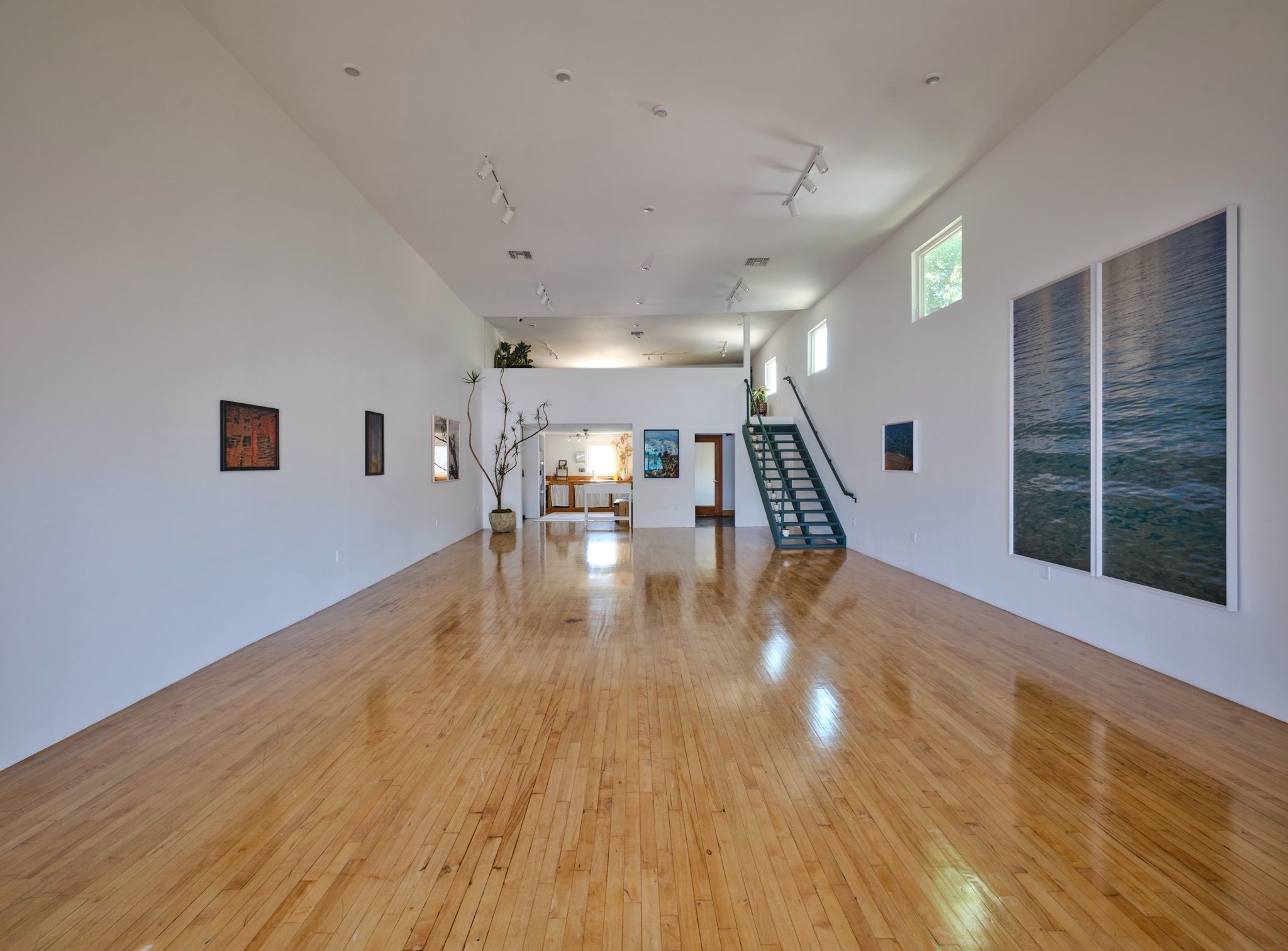 The main room at Interval Gallery, Los Angeles, hung for exhibition