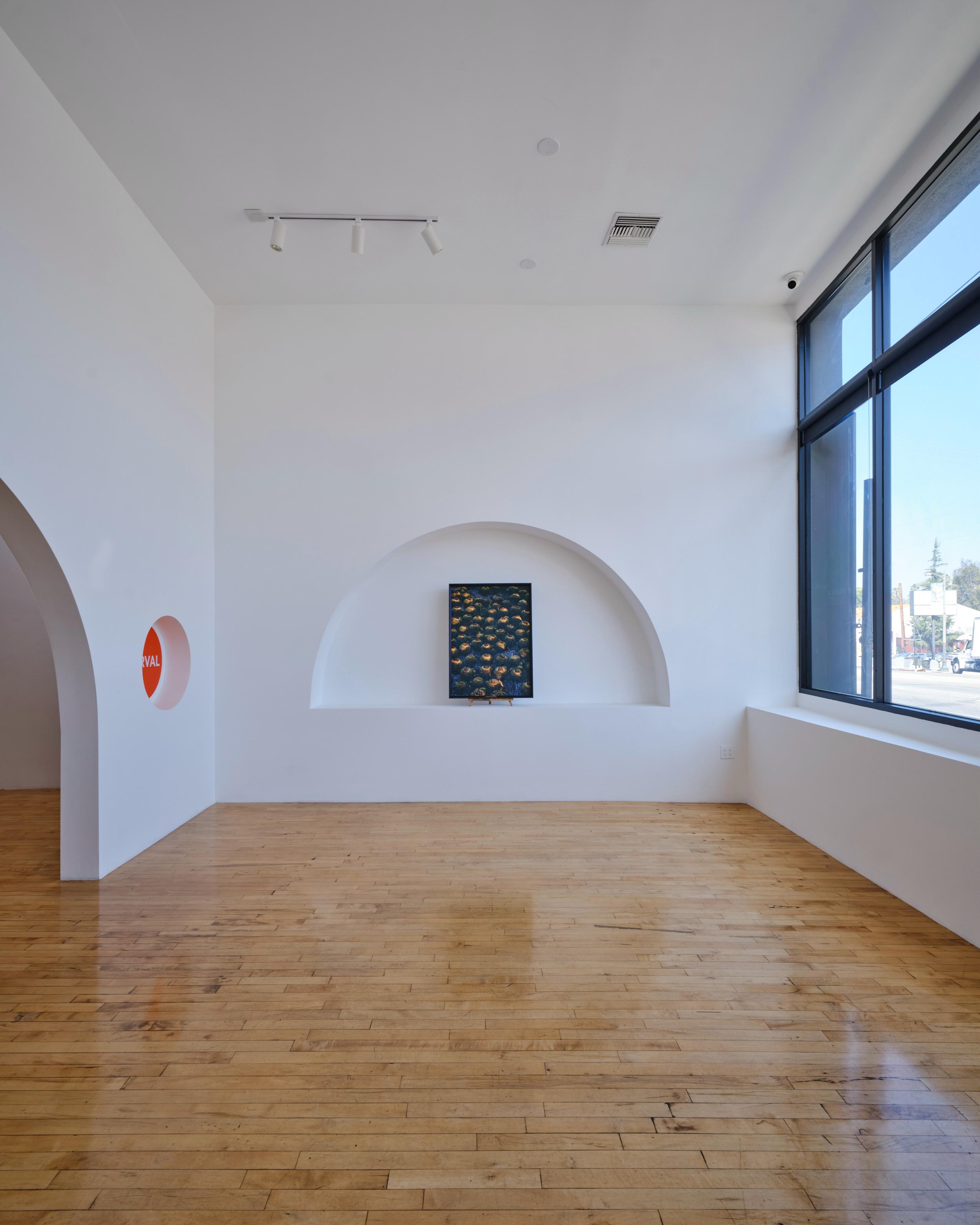 The arched alcove at Interval Gallery