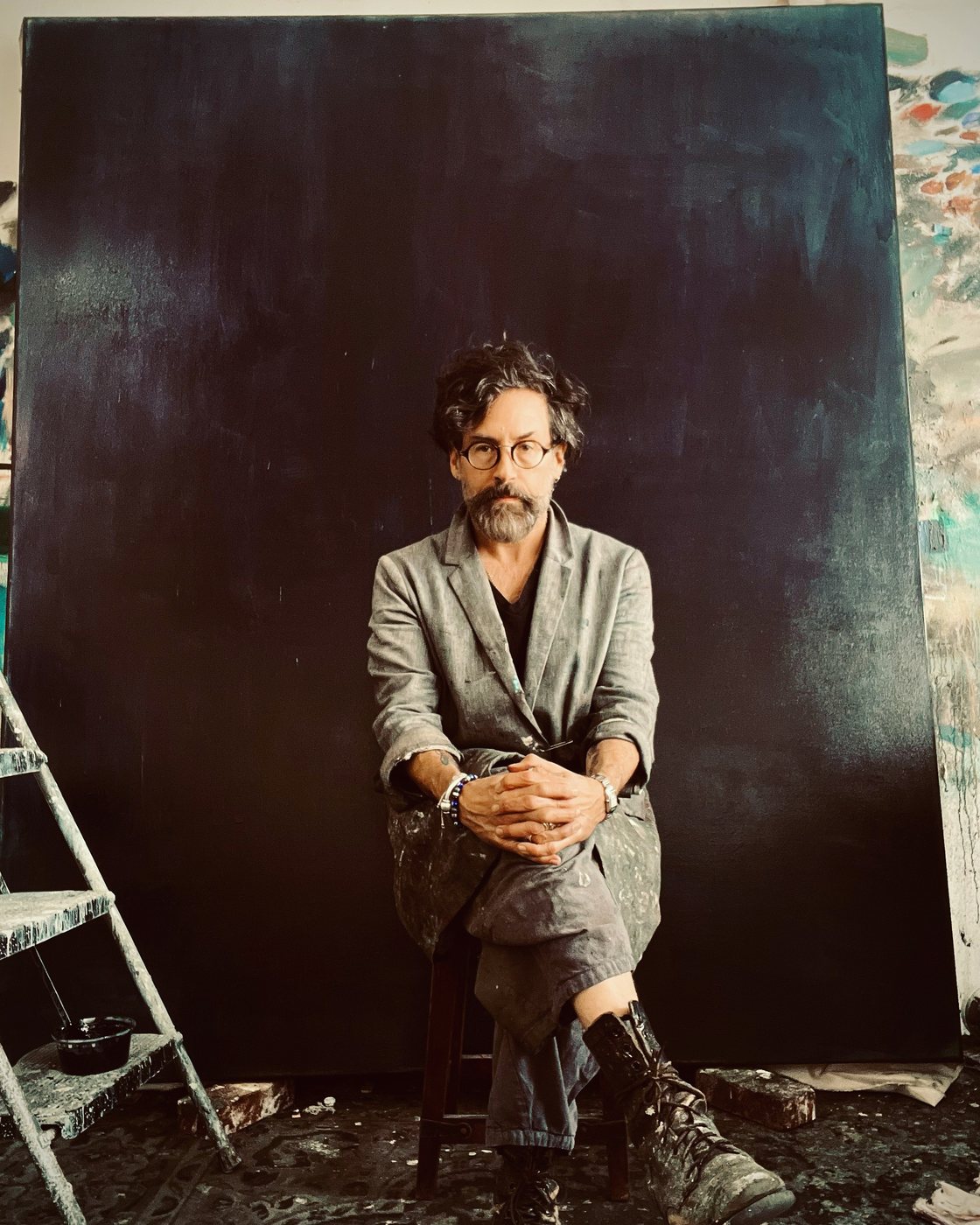 Mark Acetelli in the studio